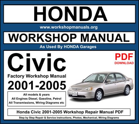 honda civic service repair manual 2001 2005 pdf pdf Reader